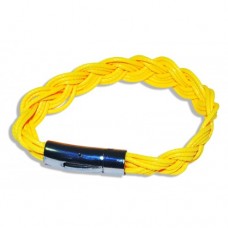 Yellow Leather Bracelet. Macaraya products are the latest fashion industry accessory.